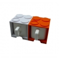 MINI-DOUBLE-ORANGEWHITE