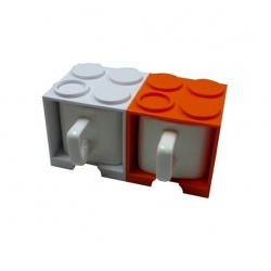 MINI-DOUBLE-ORANGEWHITE MINI-DOUBLE-ORANGEWHITE