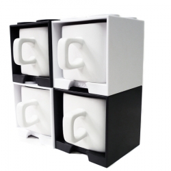 Cube Mug - Black and White Series