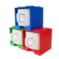Cube Mug - Blue, Green and Red Set Cube Mug - Blue, Green and Red Set