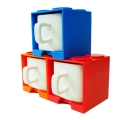Cube Mug - Blue, Orange and Red Set Cube Mug - Blue, Orange and Red Set